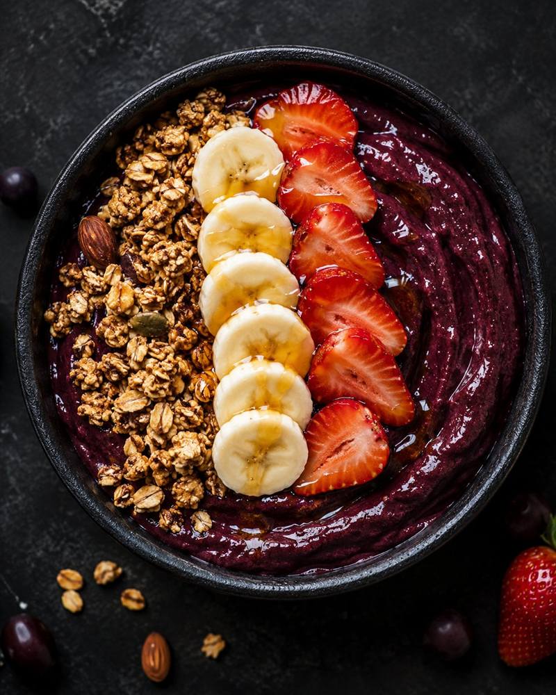 Açaí caseiro cremoso
